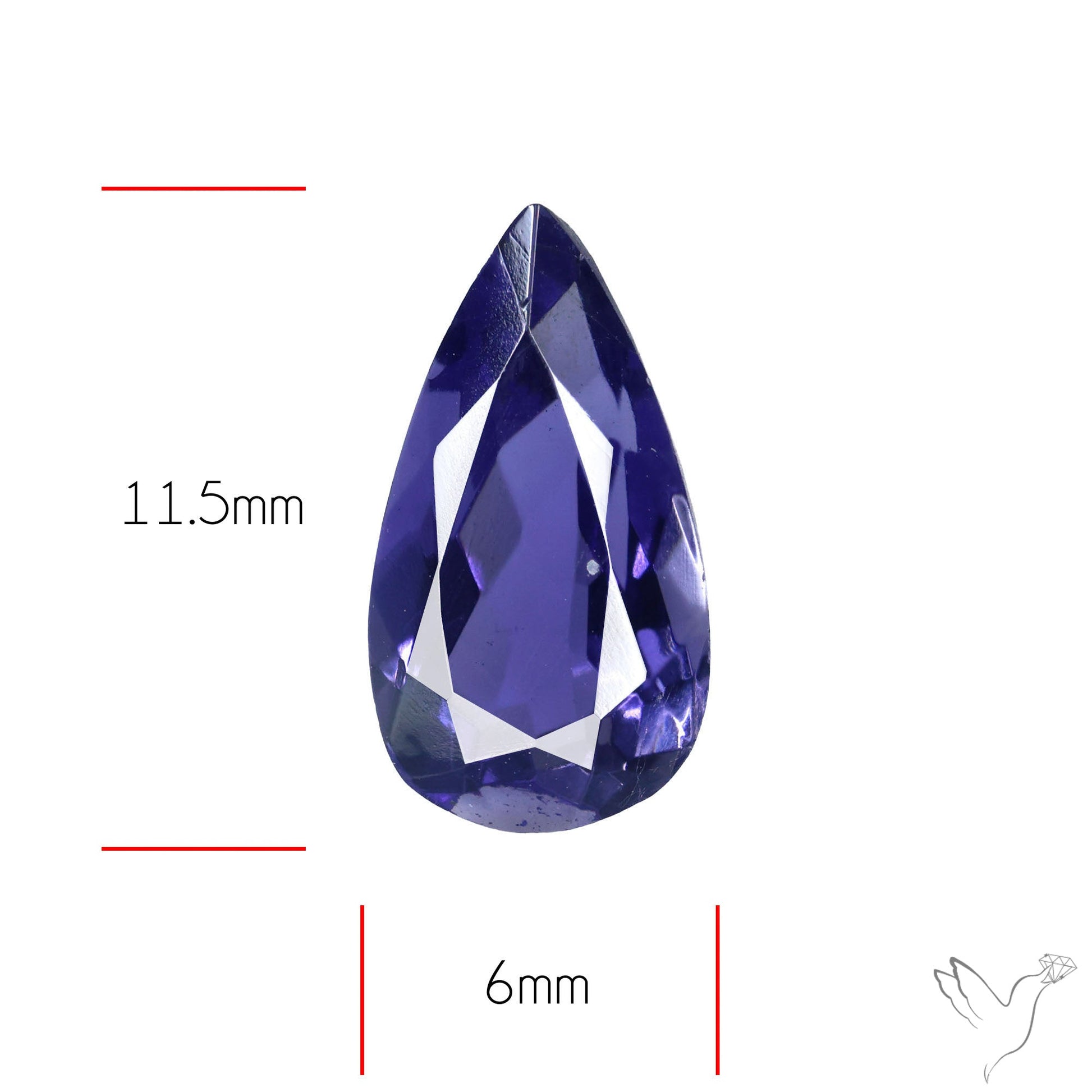 Gem Iolite Faceted