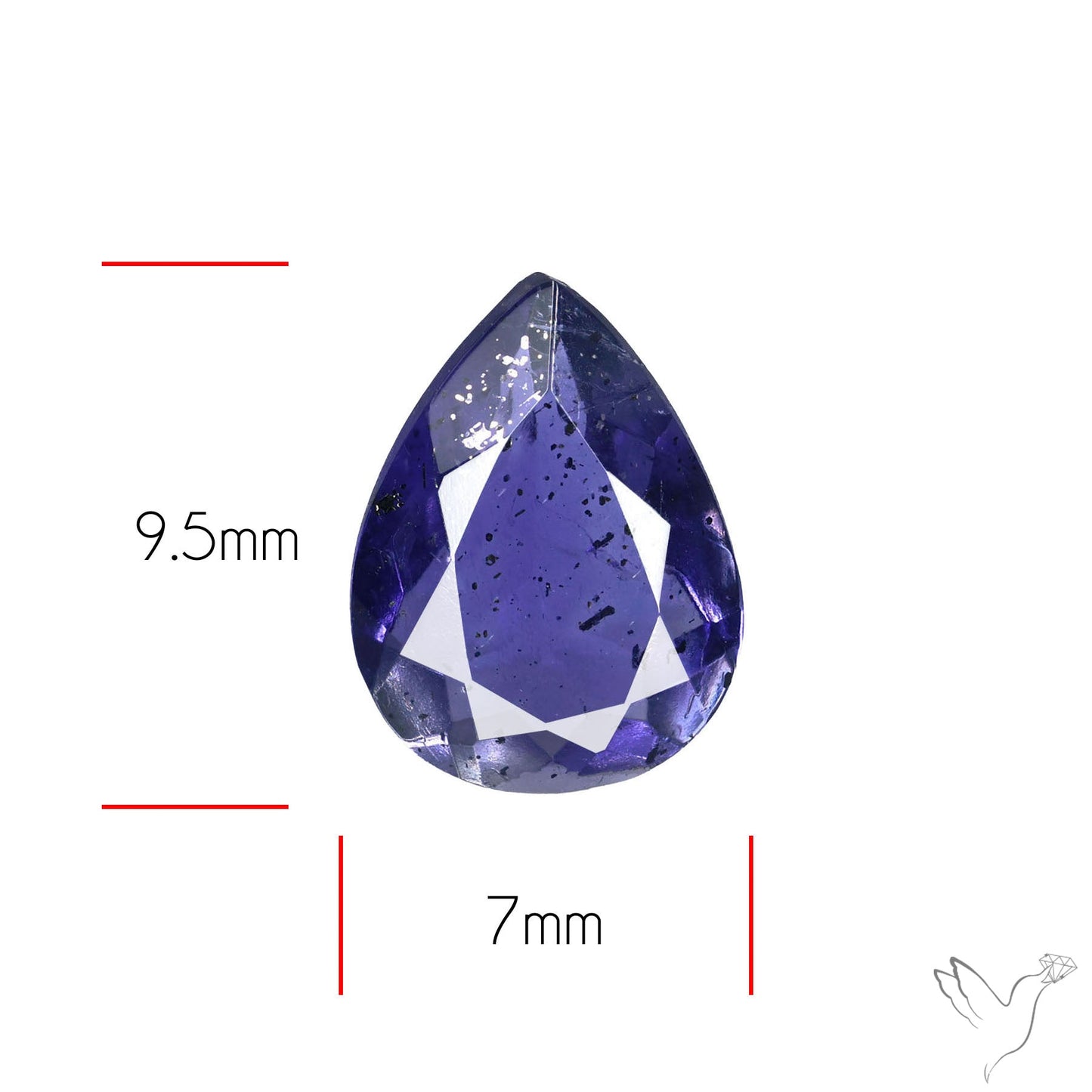 Gem Iolite Faceted