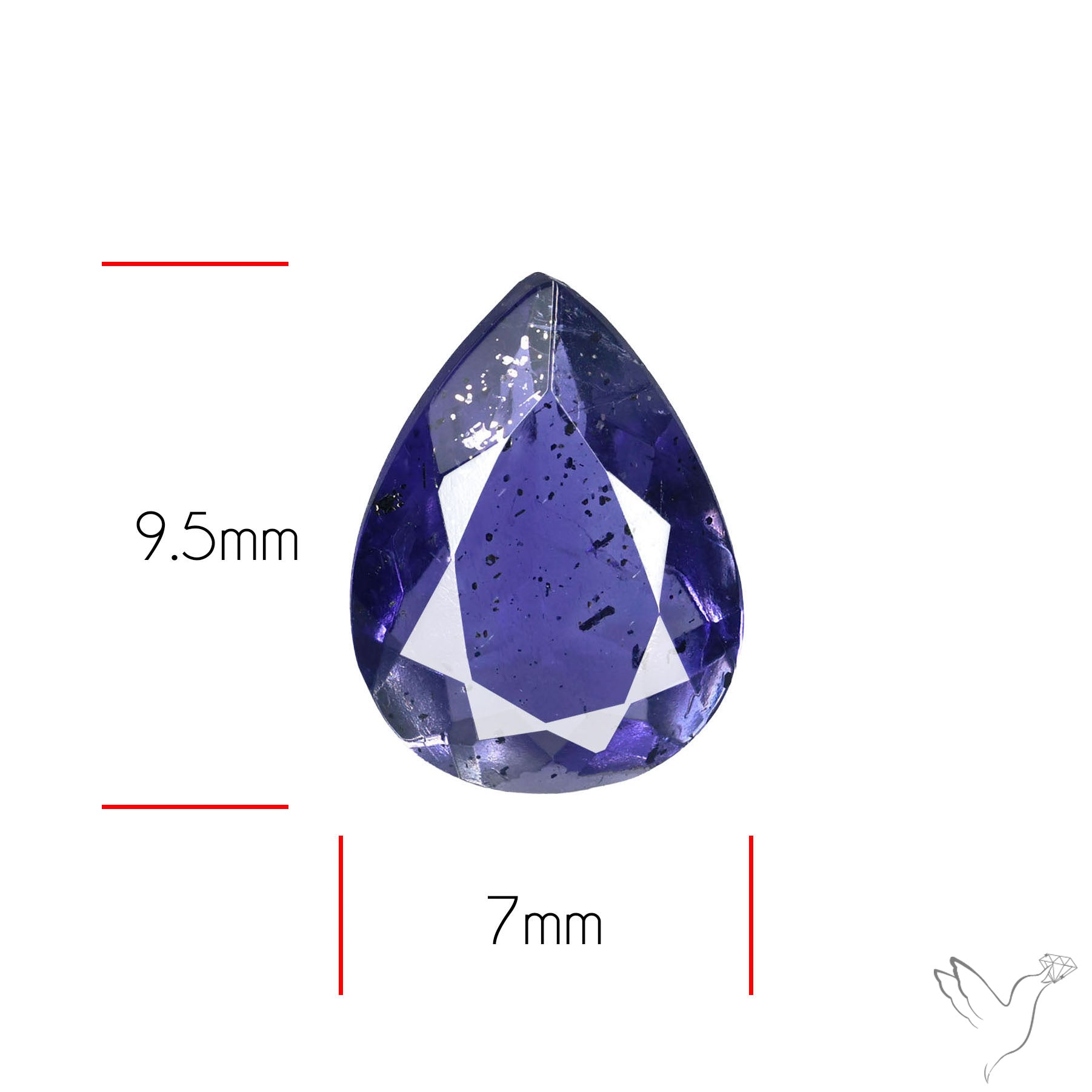 Gem Iolite Faceted