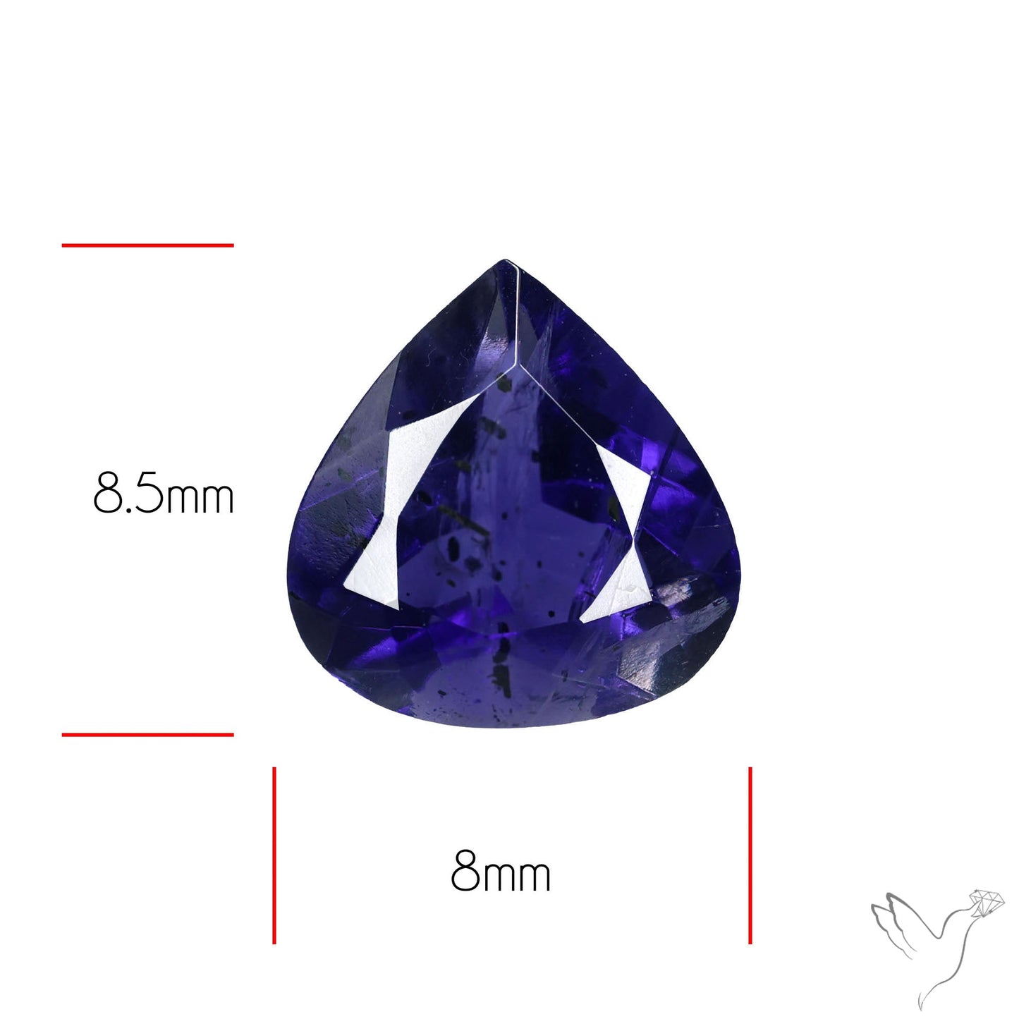 Gem Iolite Faceted