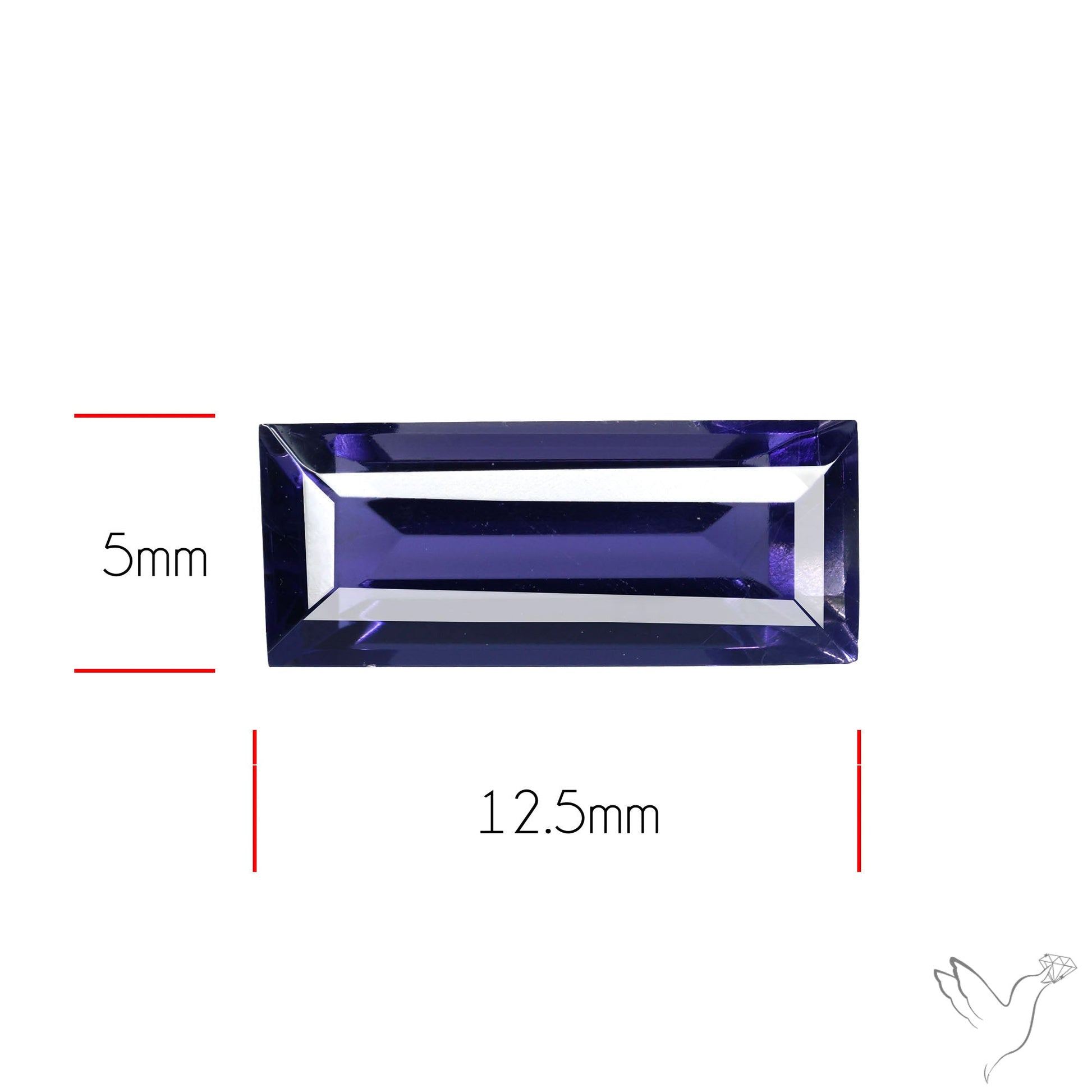 Gem Iolite Faceted