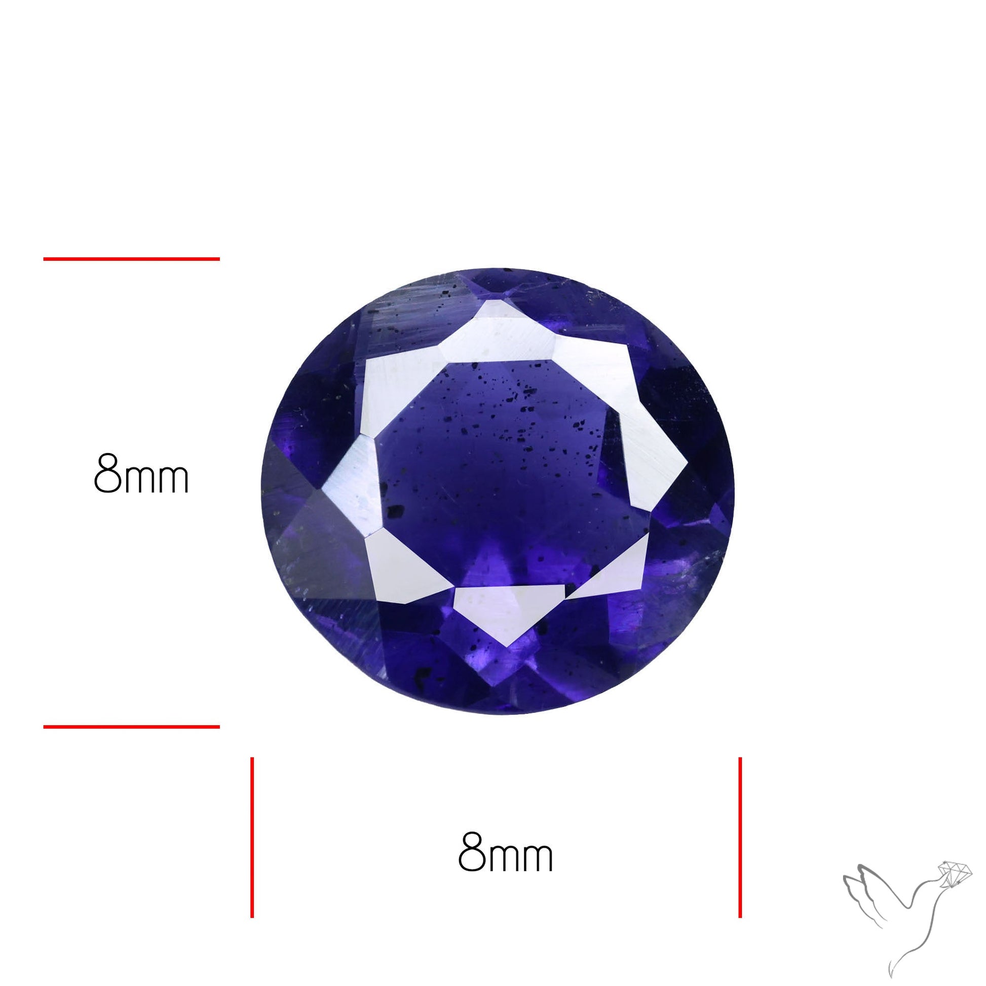 Gem Iolite Faceted