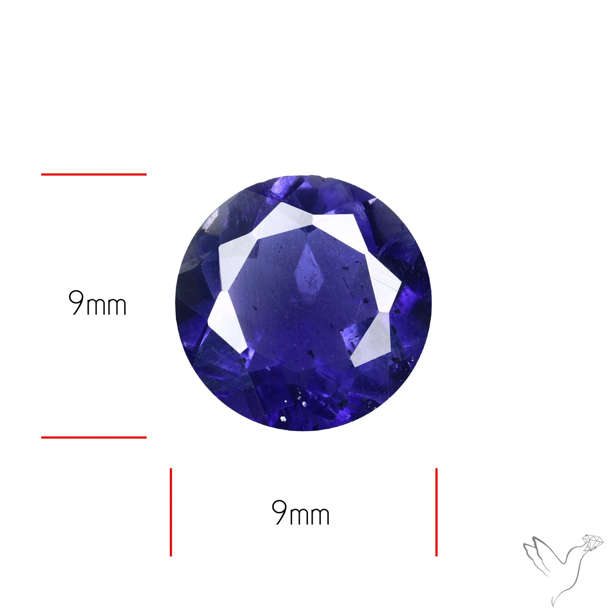 Gem Iolite Faceted