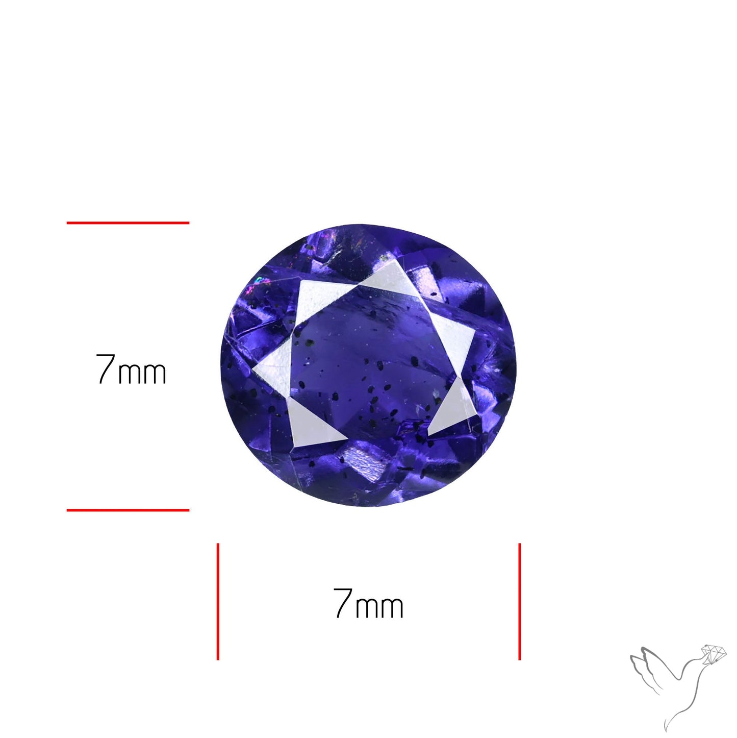 Gem Iolite Faceted