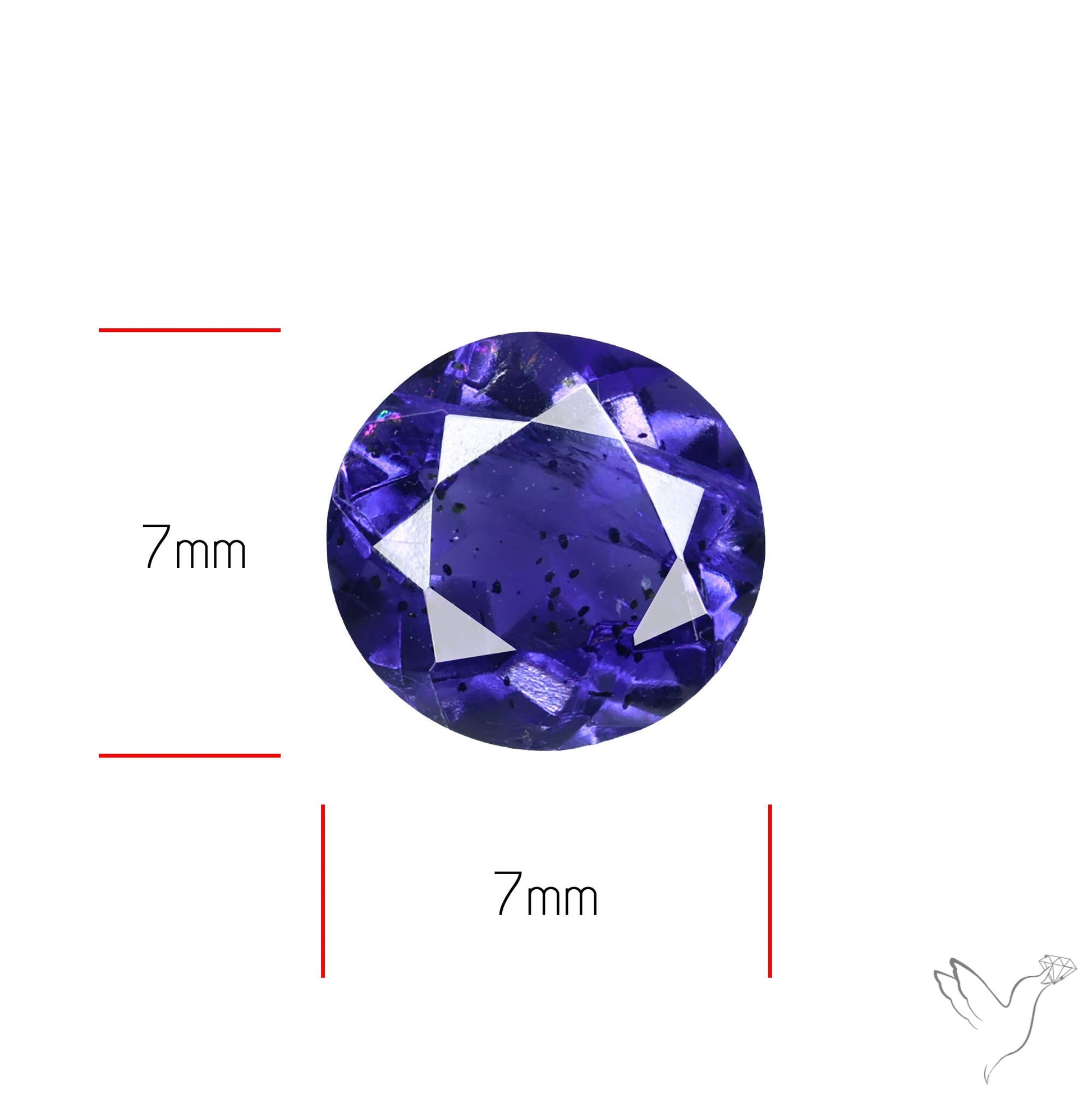 Gem Iolite Faceted