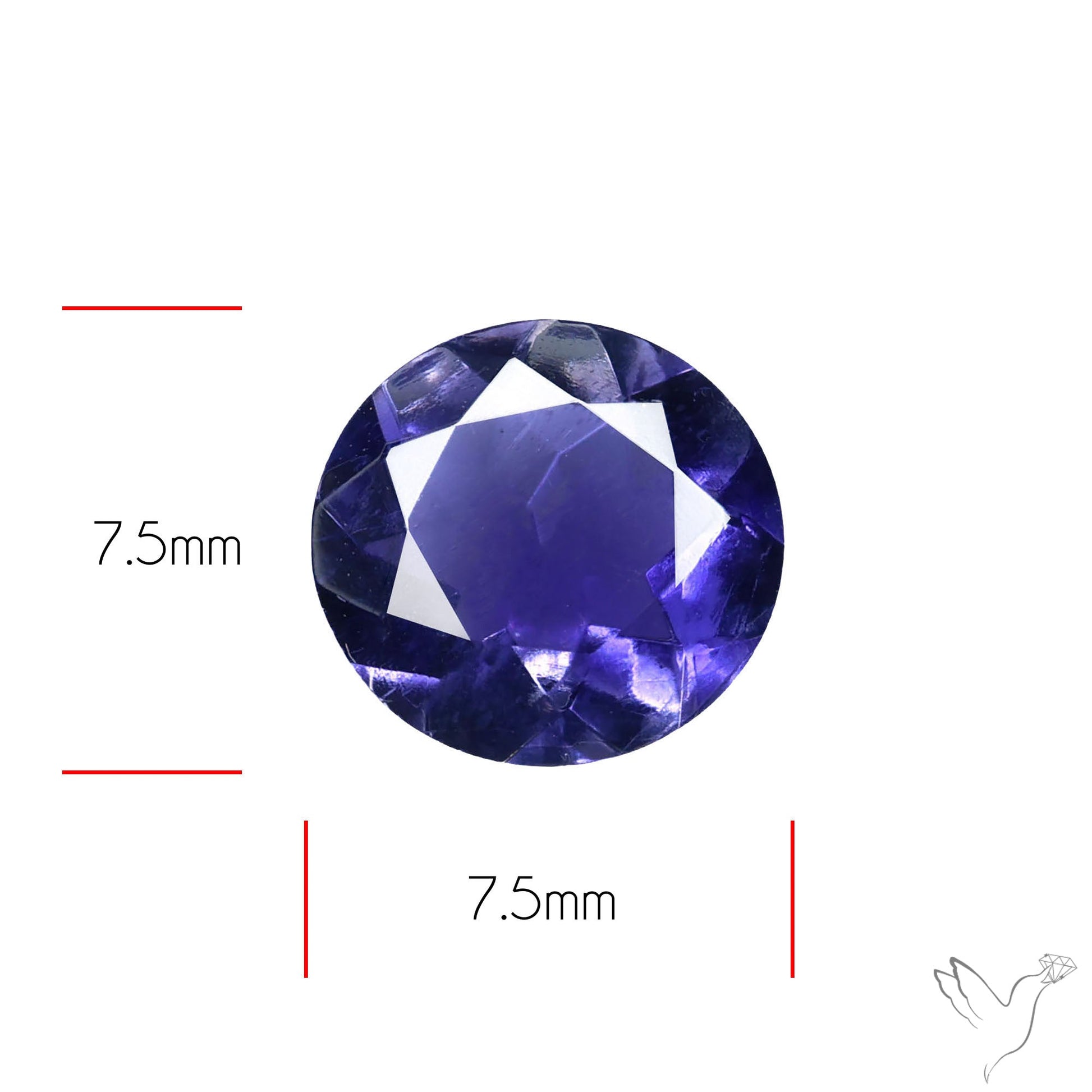 Gem Iolite Faceted