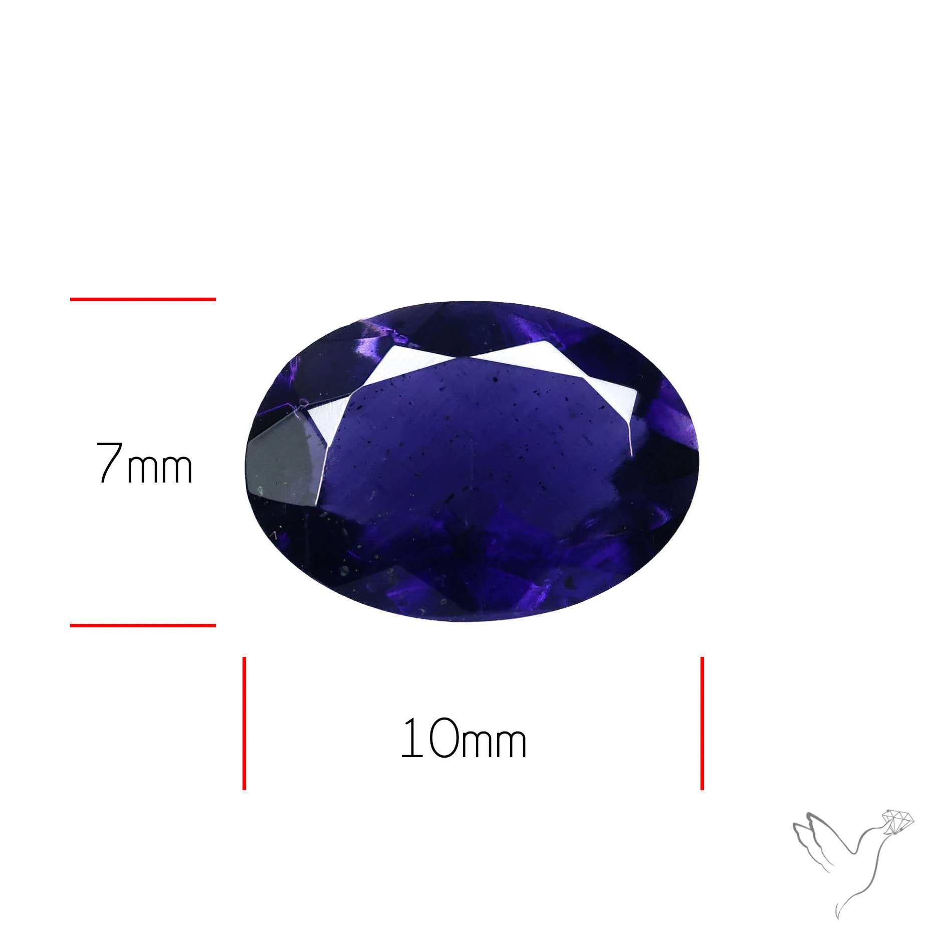Gem Iolite Faceted