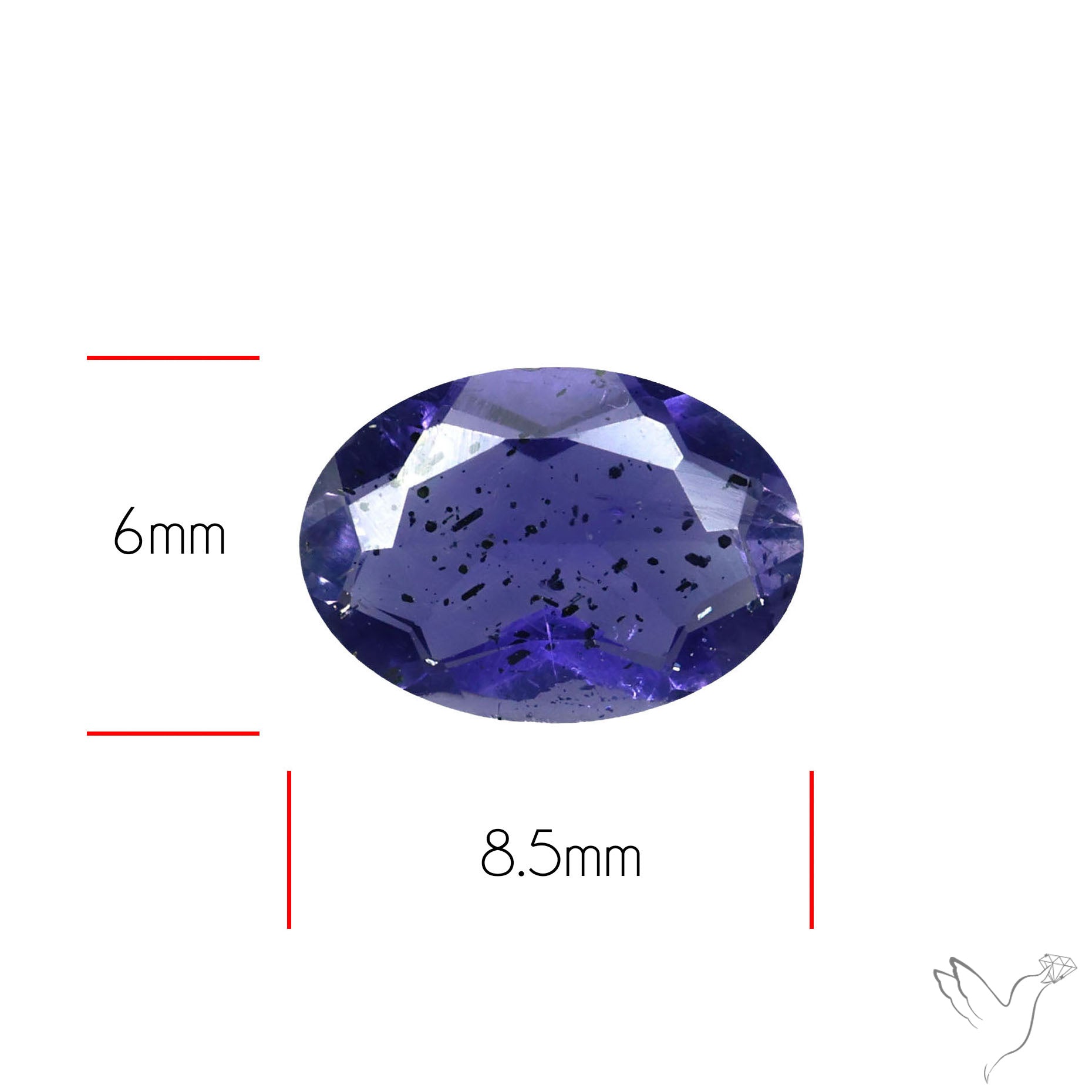 Gem Iolite Faceted