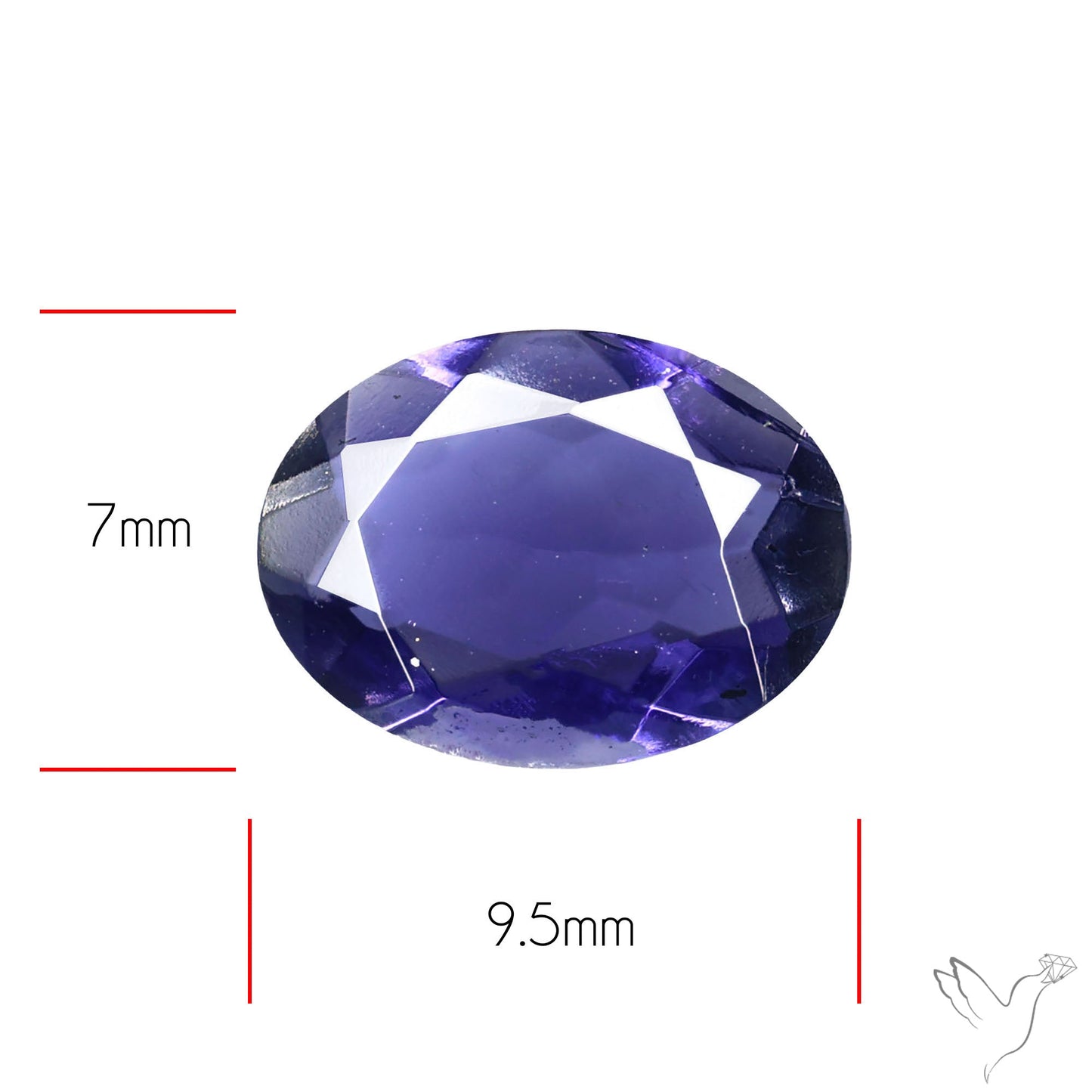 Gem Iolite Faceted