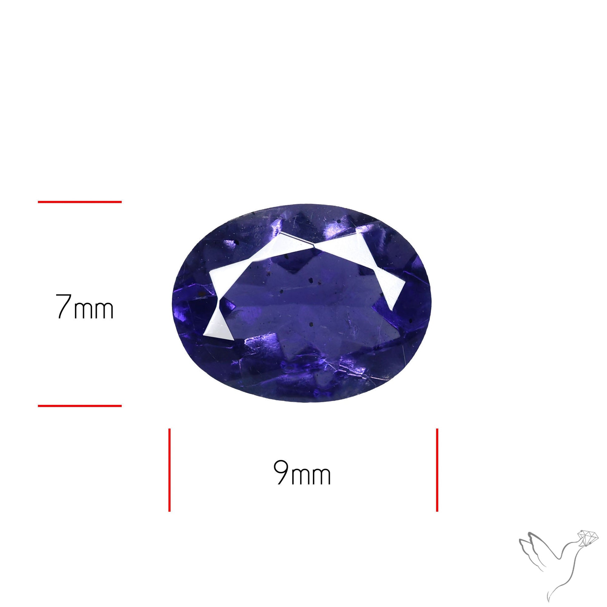 Gem Iolite Faceted