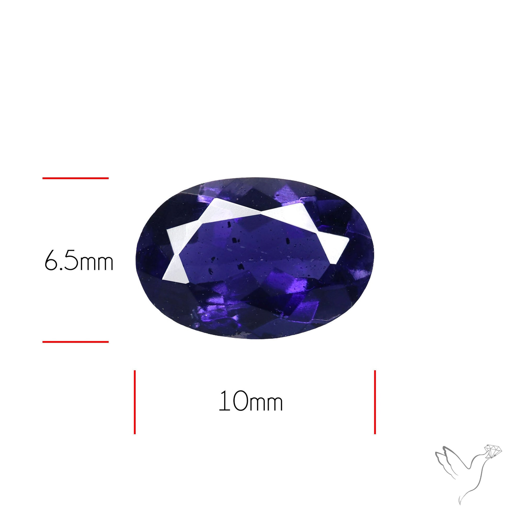 Gem Iolite Faceted