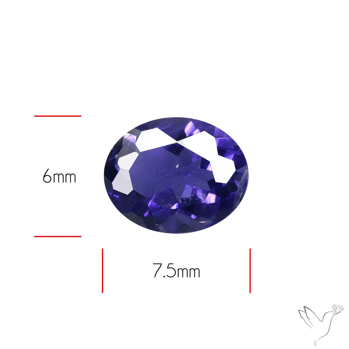 Gem Iolite Faceted