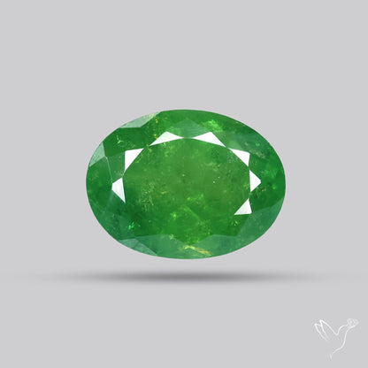 Rare Demantoid Garnet Vivid Green from Russia Unheated