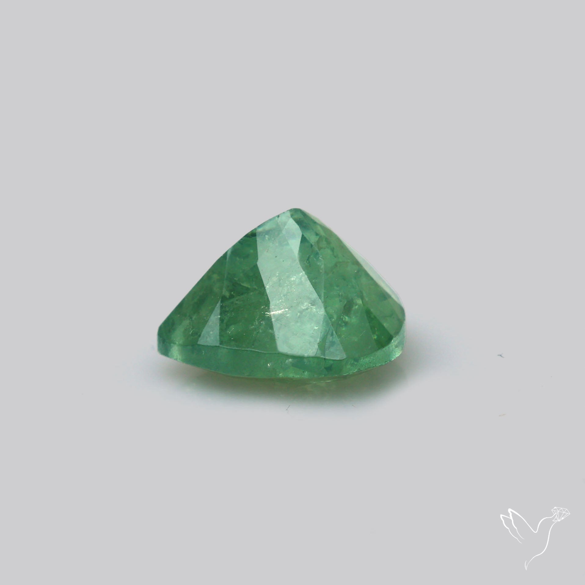 Rare Demantoid Garnet Vivid Green from Russia Unheated
