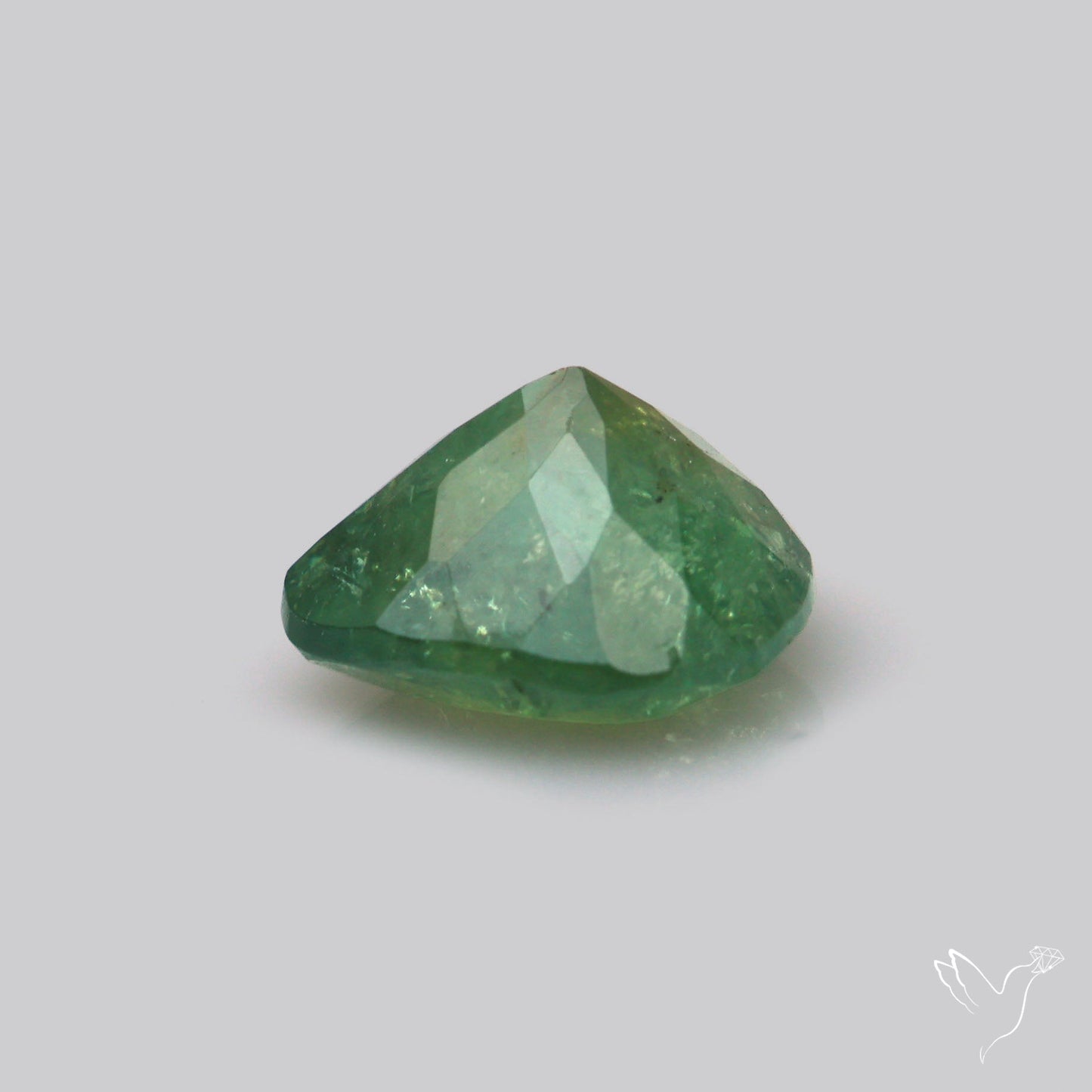 Rare Demantoid Garnet Vivid Green from Russia Unheated