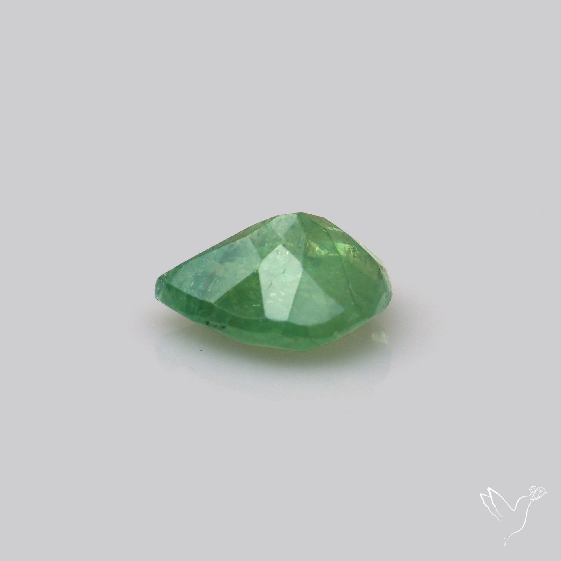 Rare Demantoid Garnet Vivid Green from Russia Unheated