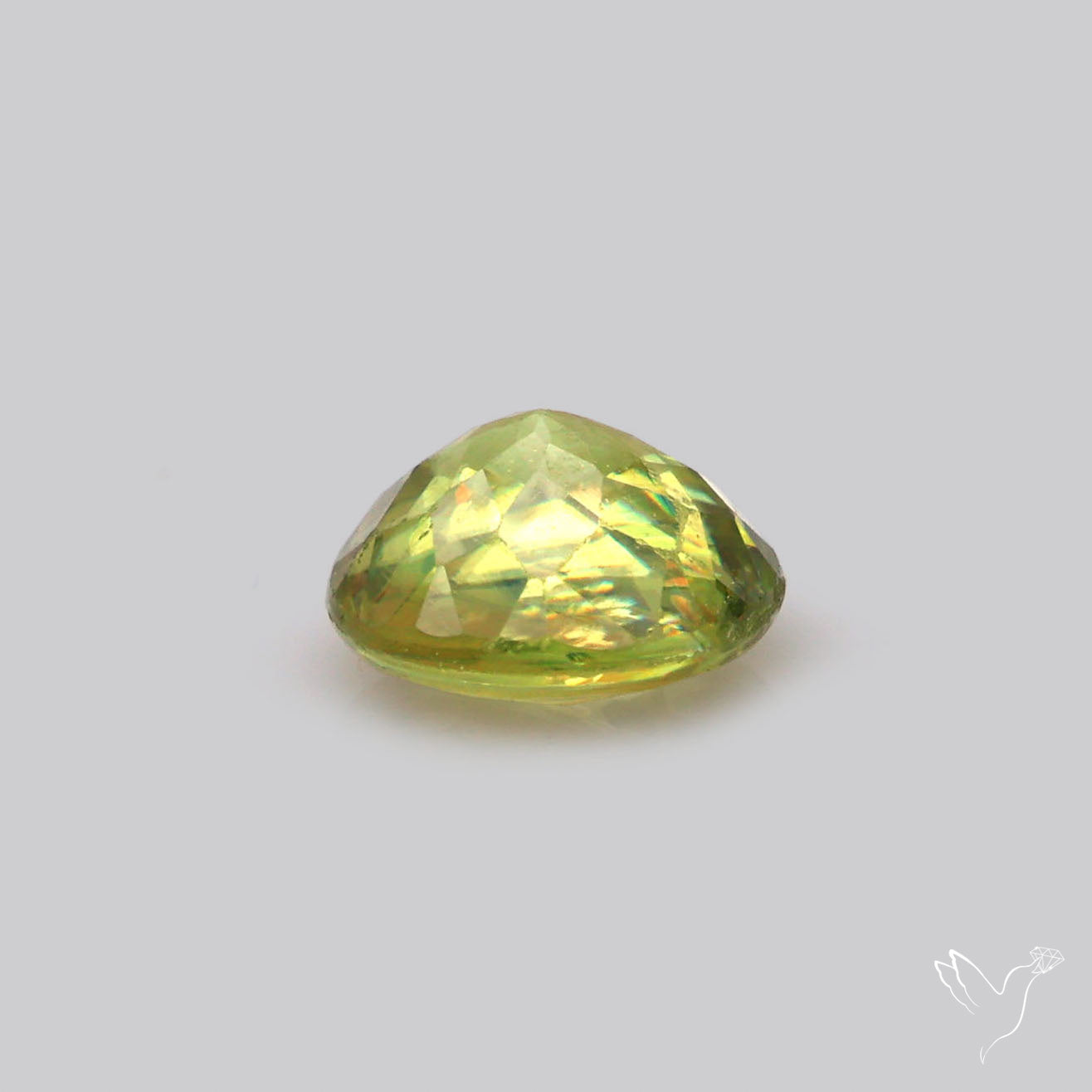 Rare Demantoid Garnet Vivid Green from Russia Unheated