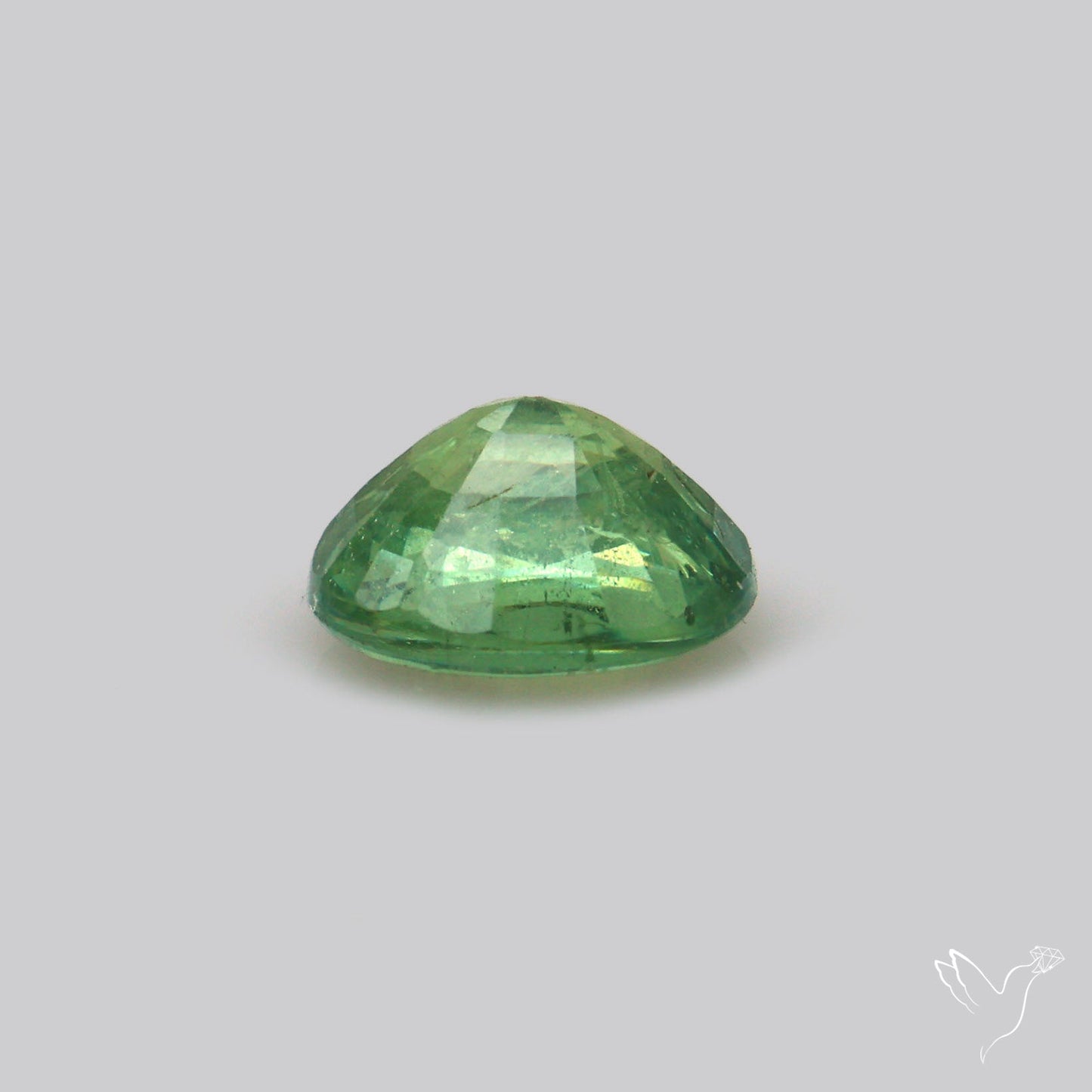 Rare Demantoid Garnet Vivid Green from Russia Unheated