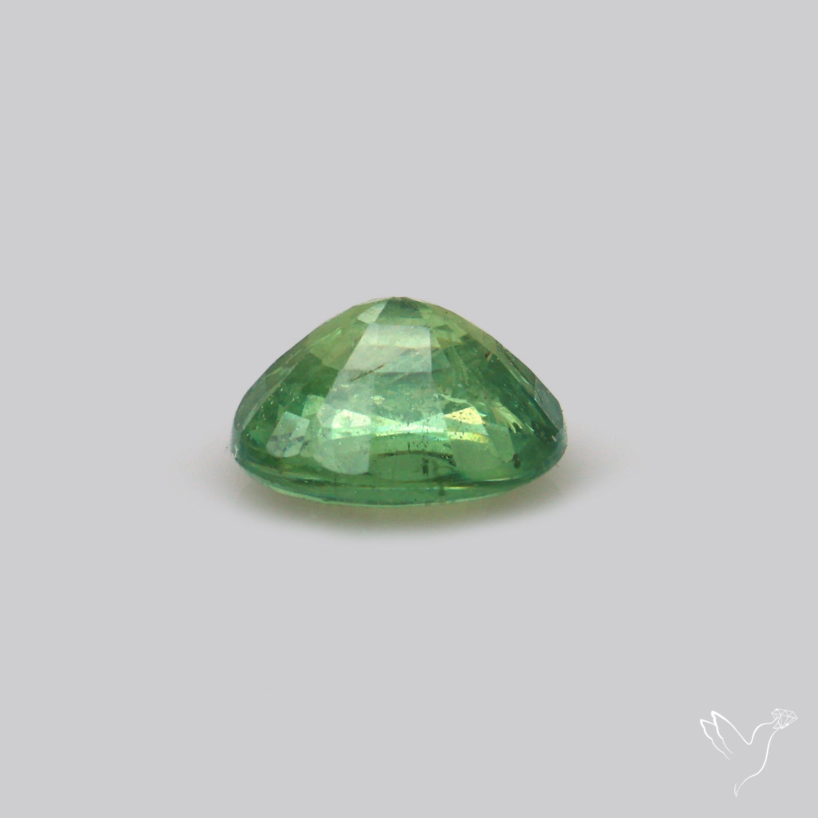 Rare Demantoid Garnet Vivid Green from Russia Unheated