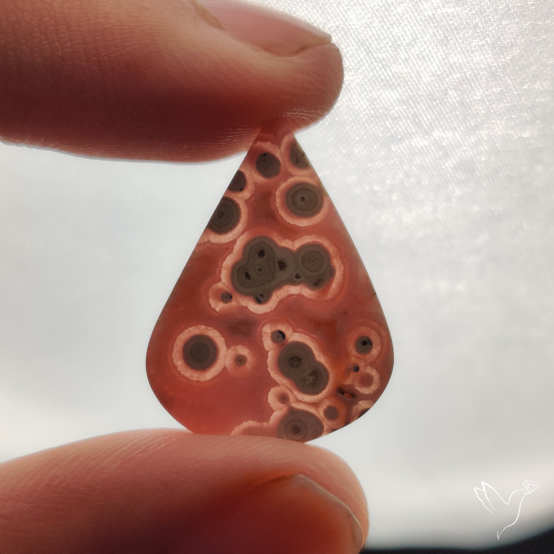 Rare Rhodochrosite Stalactite Orbicular Patterns