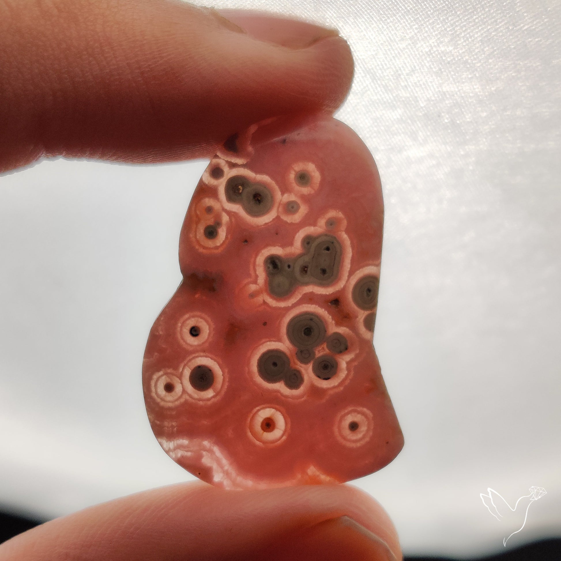 Rare Rhodochrosite Stalactite Orbicular Patterns