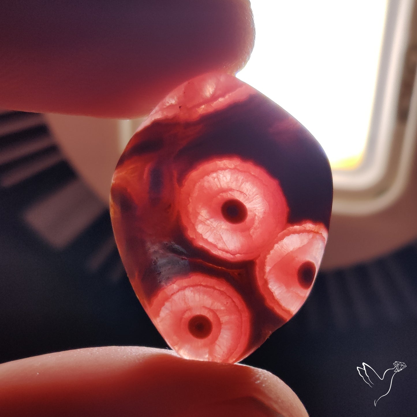 Rare Rhodochrosite Stalactite