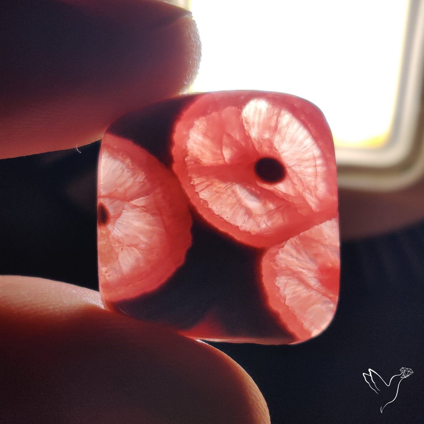 Rare Rhodochrosite Stalactite