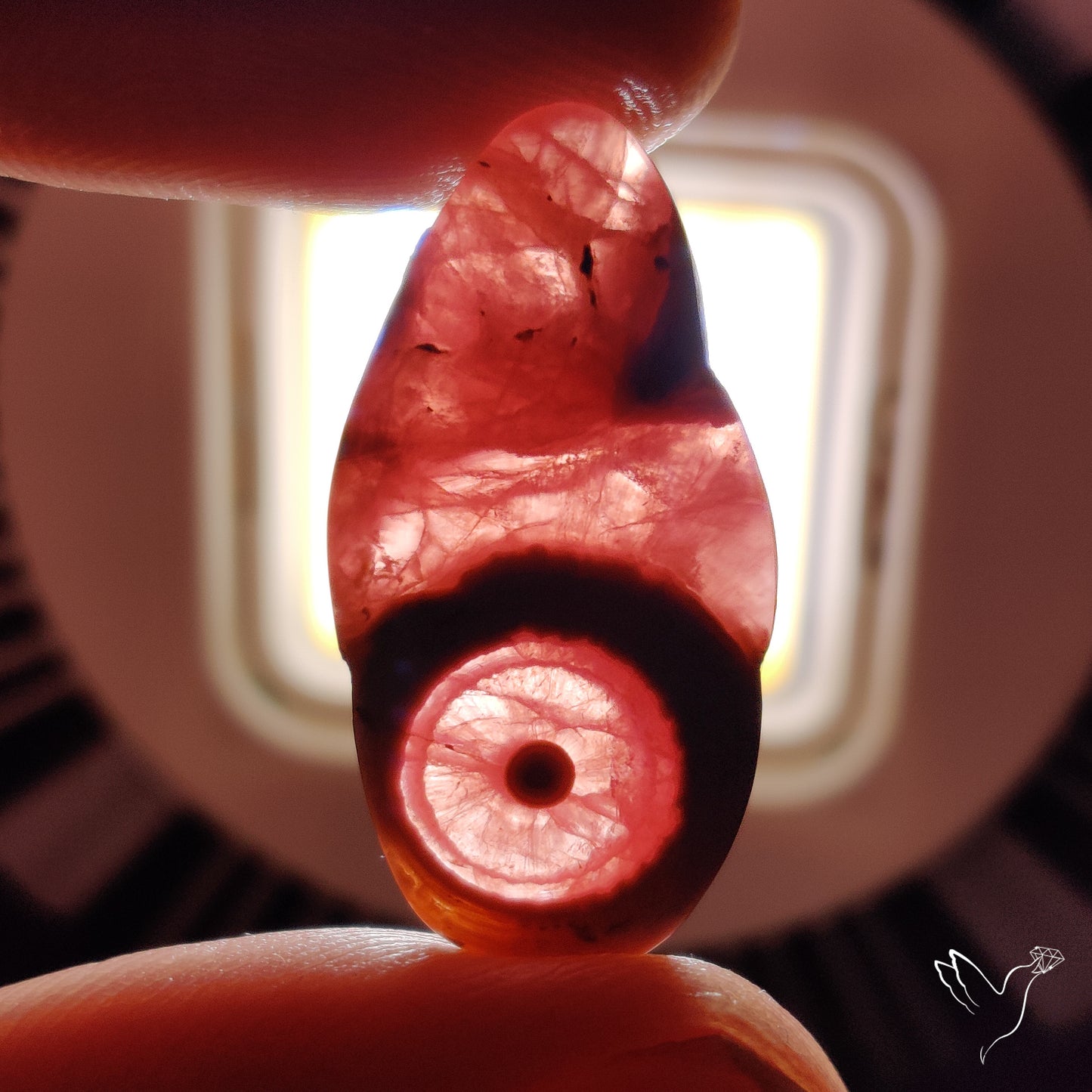 Rare Rhodochrosite Stalactite