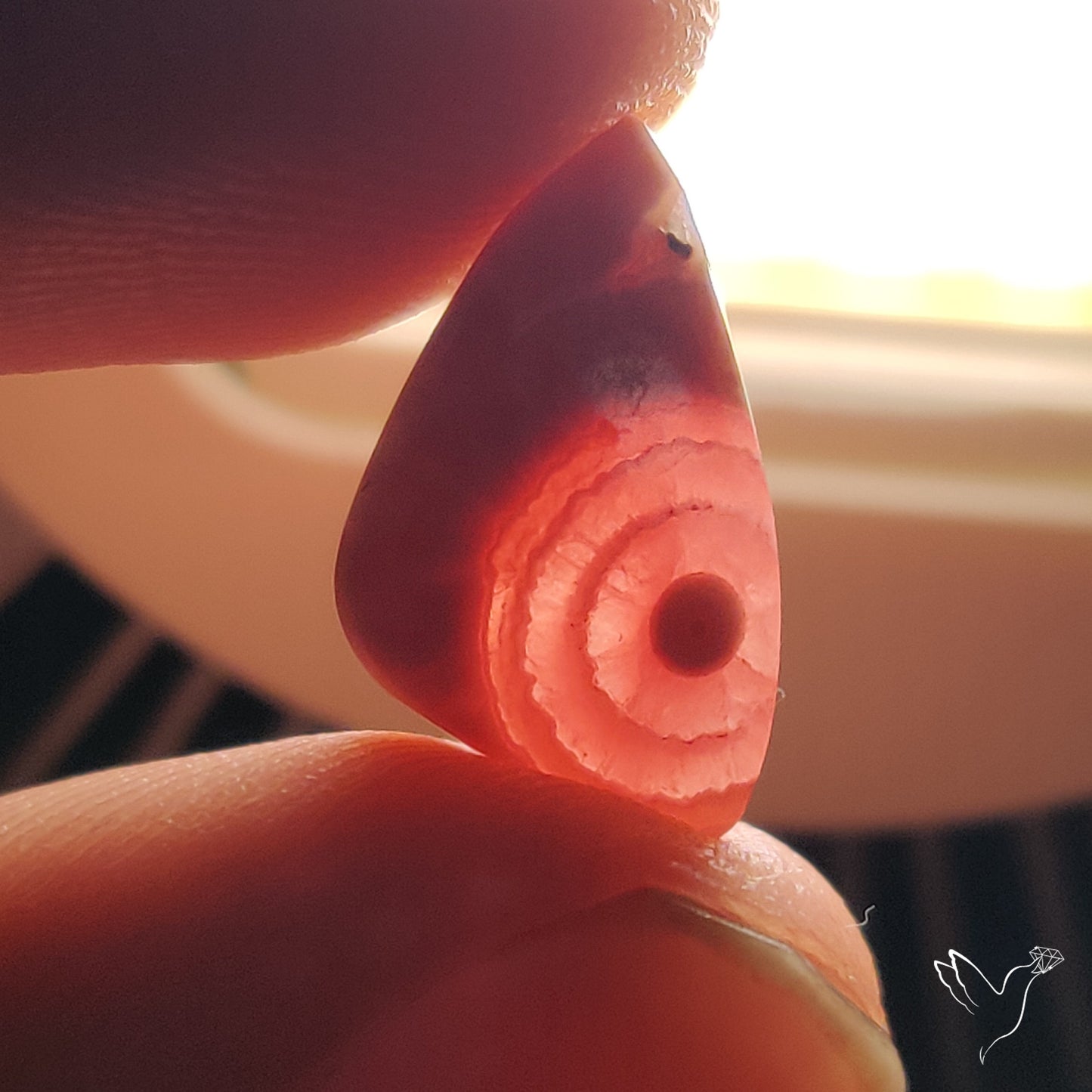 Rare Rhodochrosite Stalactite