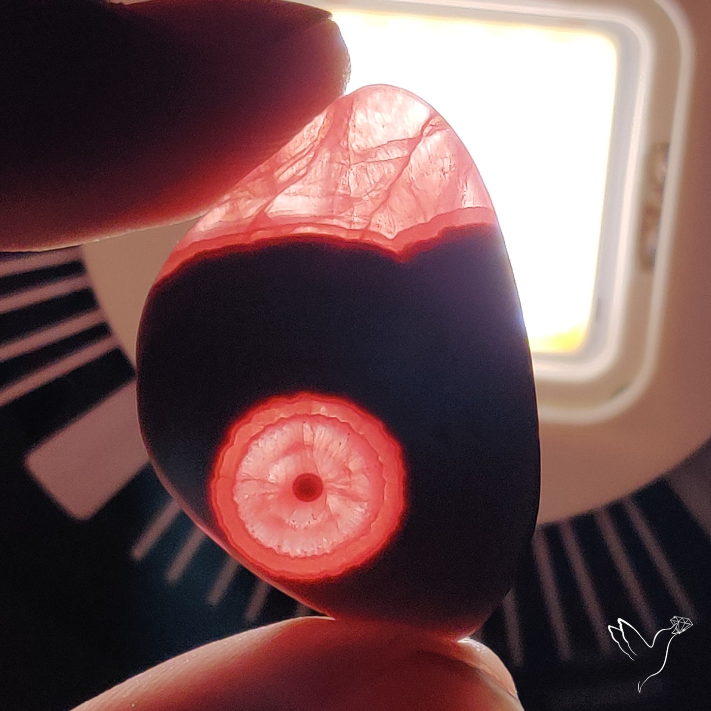 Rare Rhodochrosite Stalactite