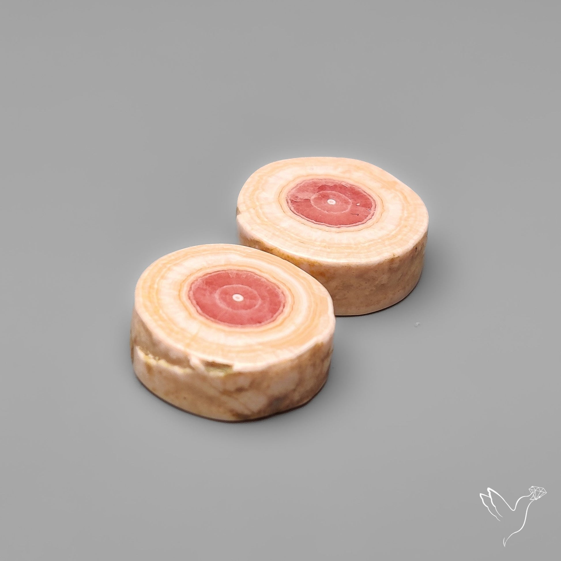 Rhodochrosite Stalactite Pair