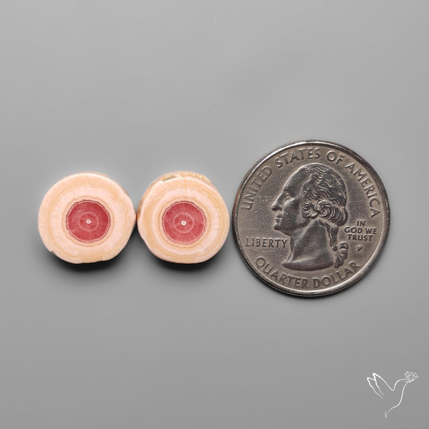 Rhodochrosite Stalactite Pair