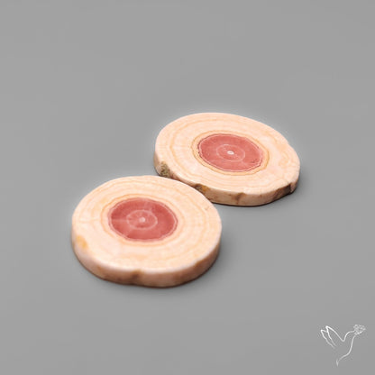 Rhodochrosite Stalactite Pair