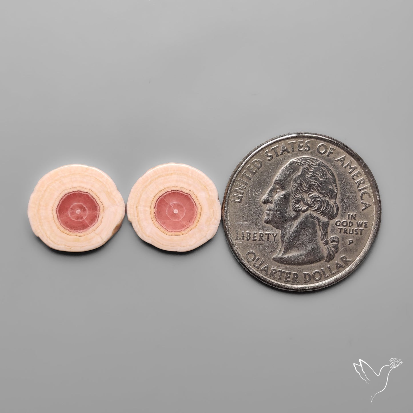 Rhodochrosite Stalactite Pair