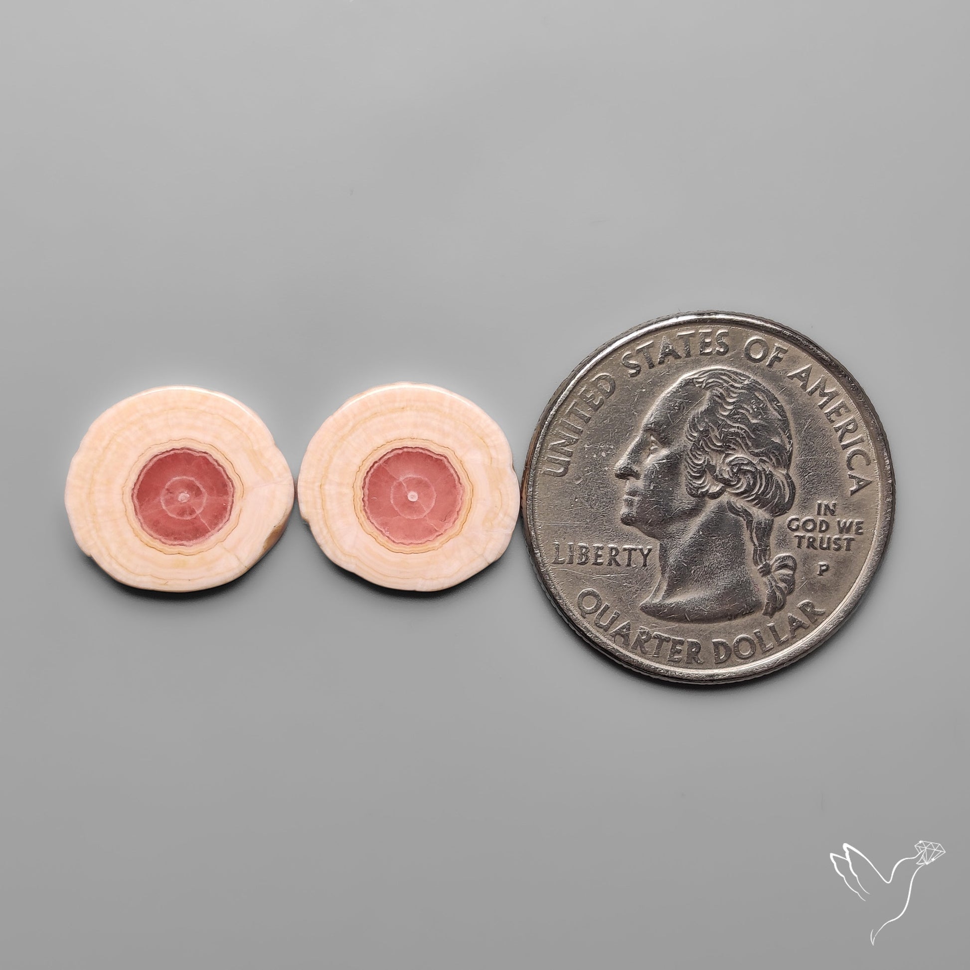 Rhodochrosite Stalactite Pair