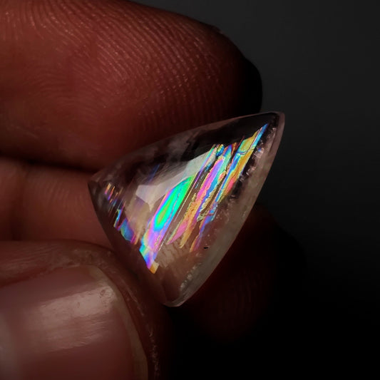 Rare Malawi Moonstone Faceted AAA
