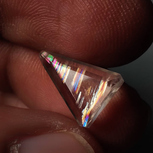 Rare Malawi Moonstone Faceted Portrait Cut AAA