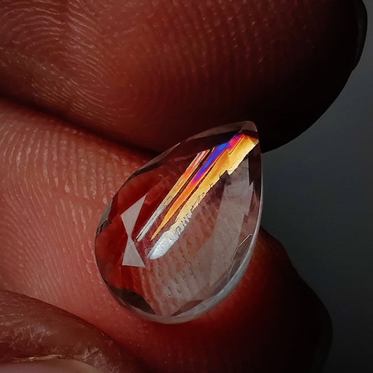 Rare Malawi Moonstone Faceted Portrait Cut AAA
