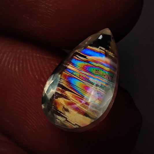 Rare Malawi Moonstone Faceted AAA