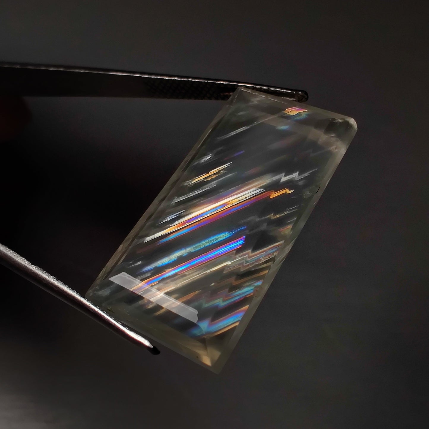 Rare Malawi Moonstone Faceted Portrait Cut AAA