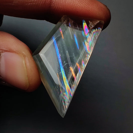 Rare Malawi Moonstone Faceted Portrait Cut AAA