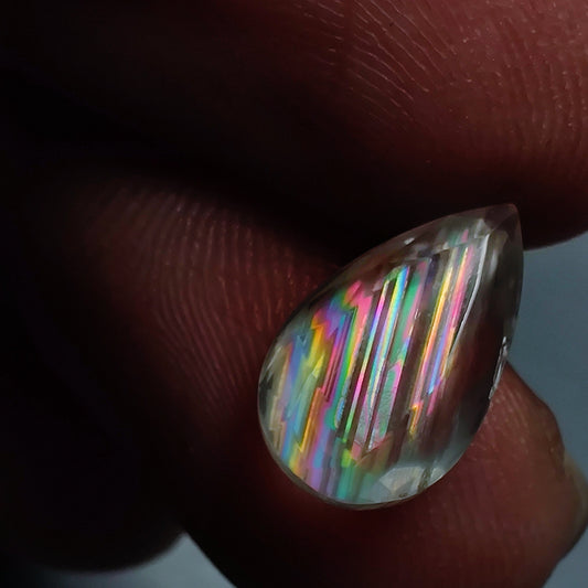Rare Malawi Moonstone Faceted Portrait Cut AAA