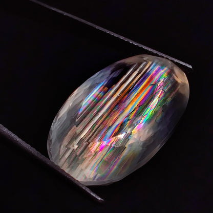 Rare Malawi Moonstone Faceted AAA