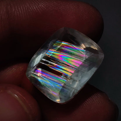 Rare Malawi Moonstone Faceted AAA