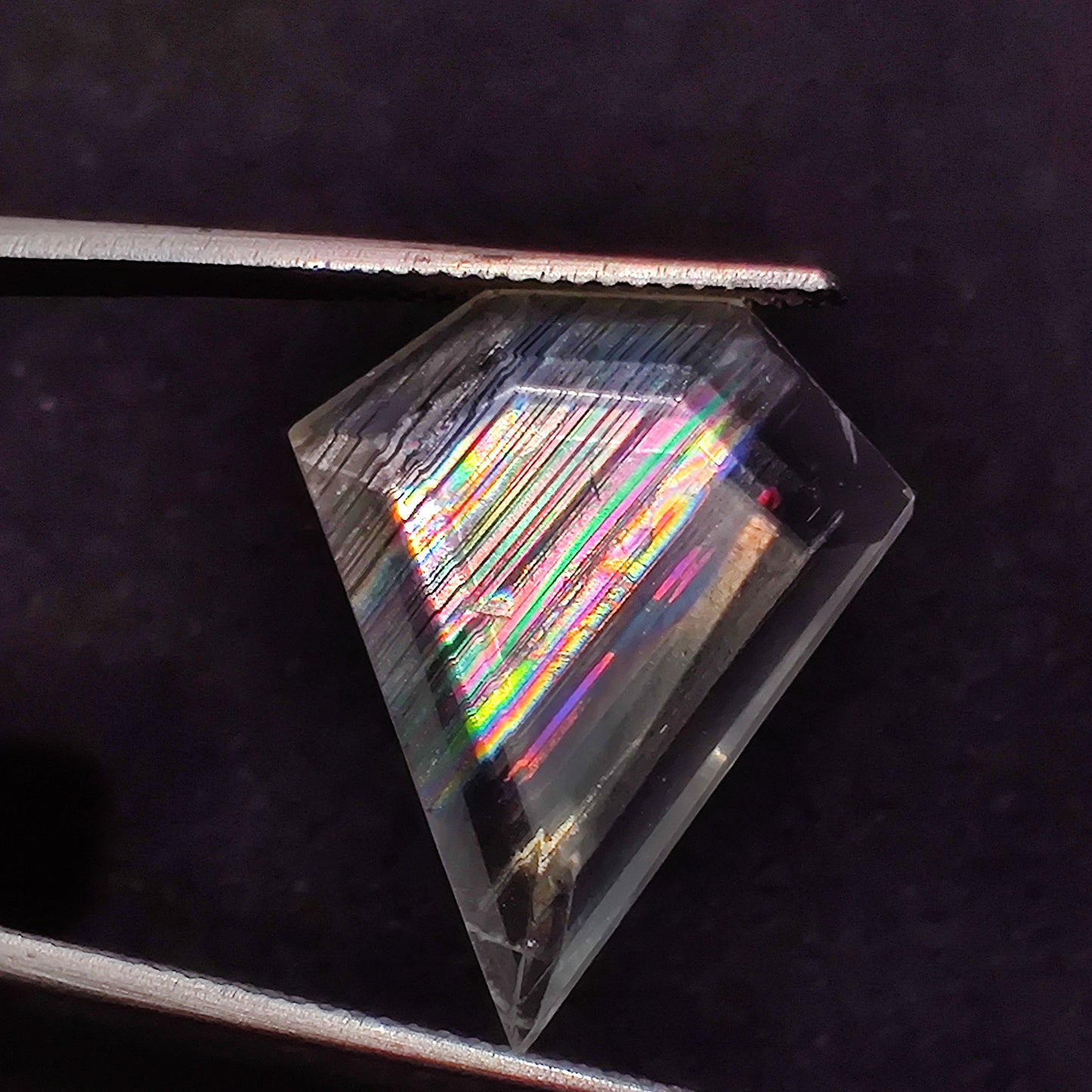 Rare Malawi Moonstone Faceted Portrait Cut AAA