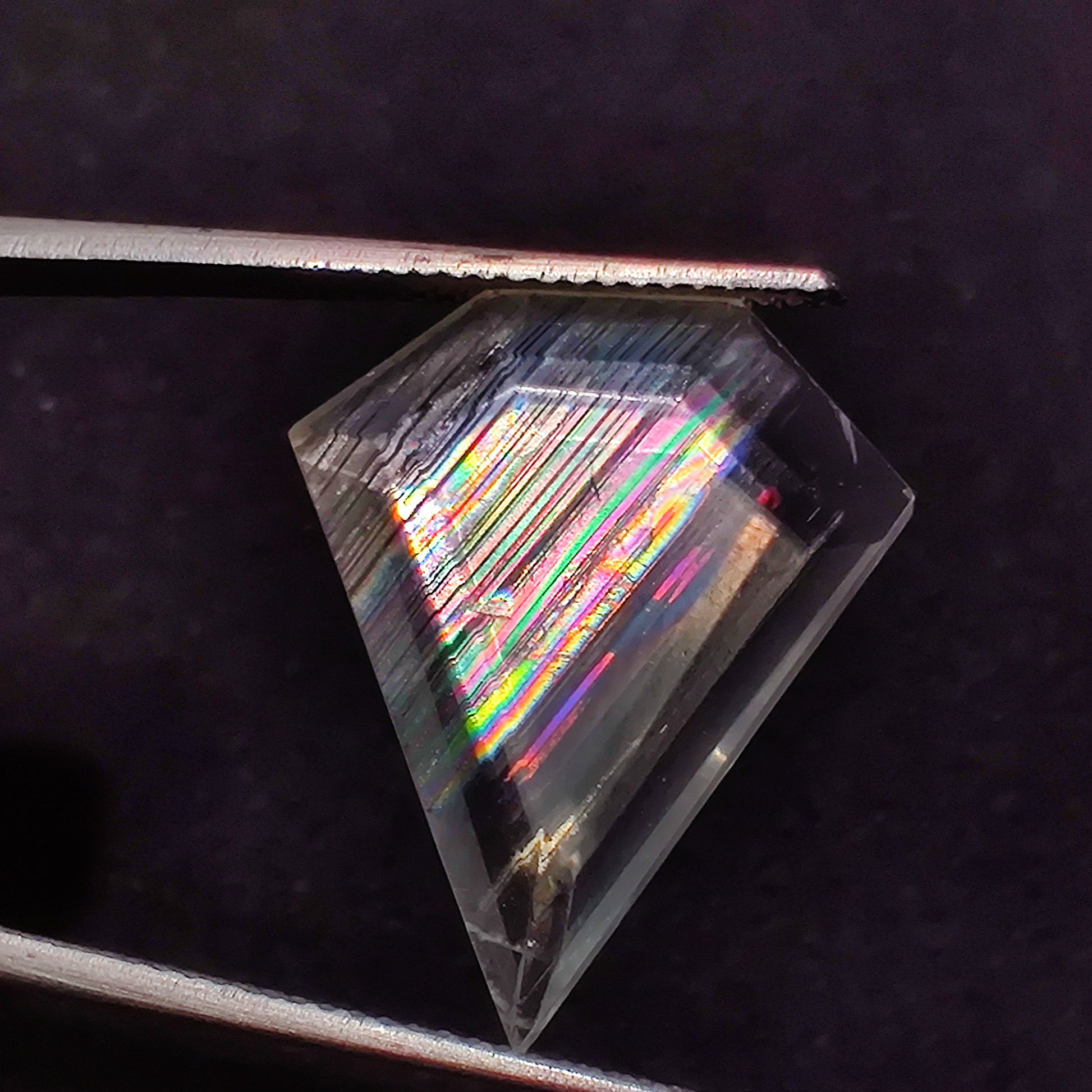 Rare Malawi Moonstone Faceted Portrait Cut AAA
