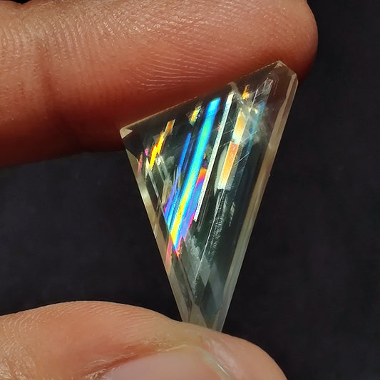 Rare Malawi Moonstone Faceted Portrait Cut AAA