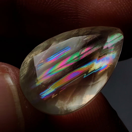 Rare Malawi Moonstone Faceted AAA