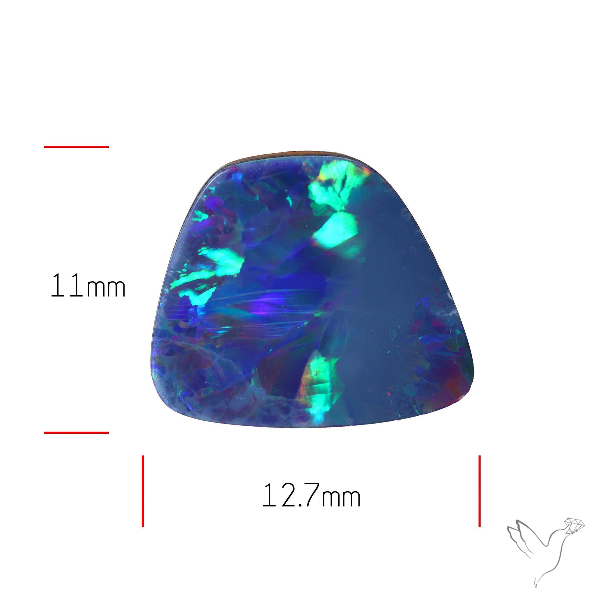 Australian Lightening Ridge Opal (Backed)