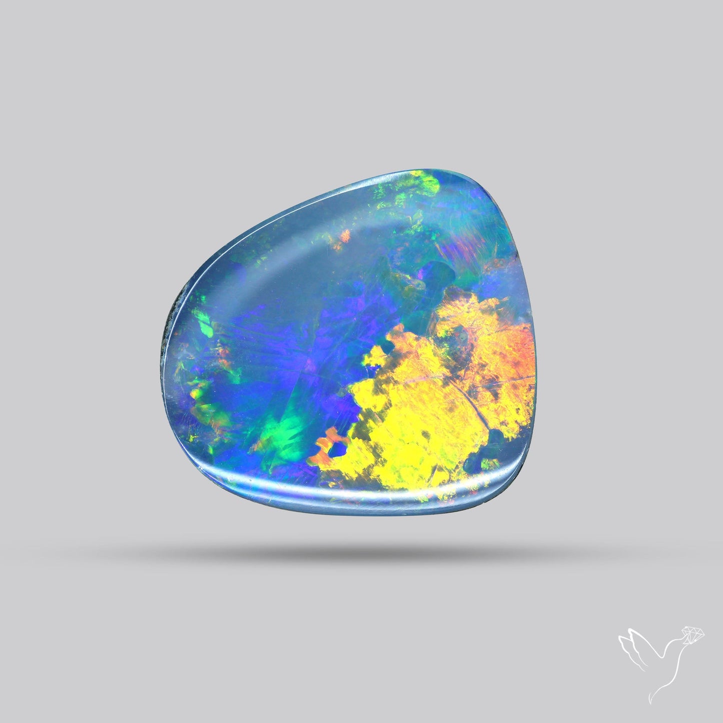 Australian Lightening Ridge Opal (Backed)